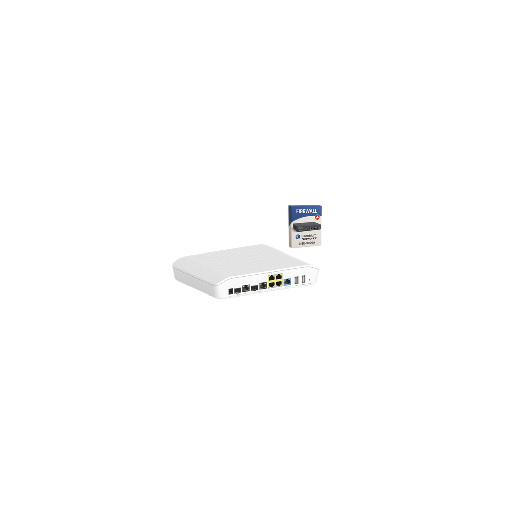 CAMBIUM NETWORKS NSA3000KIT1 Kit Router/Firewall con licencia incluida NSE-SUB-3000-1 / función SD-WAN NSE3000 / 2 puert