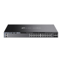 TP-LINK SG6428X Switch Omada L3 SDN Administrable / 24 puertos Gigabit y 4 puertos SFP+ / Funciones RIP VRRP Servidor DH