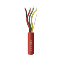 GENESIS 4514-1004 Carrete de 305 Metros de Alambre / 4 x 14 AWG / Plenum / Tipo FPLP-CL3P / Resistente al Fuego / Color