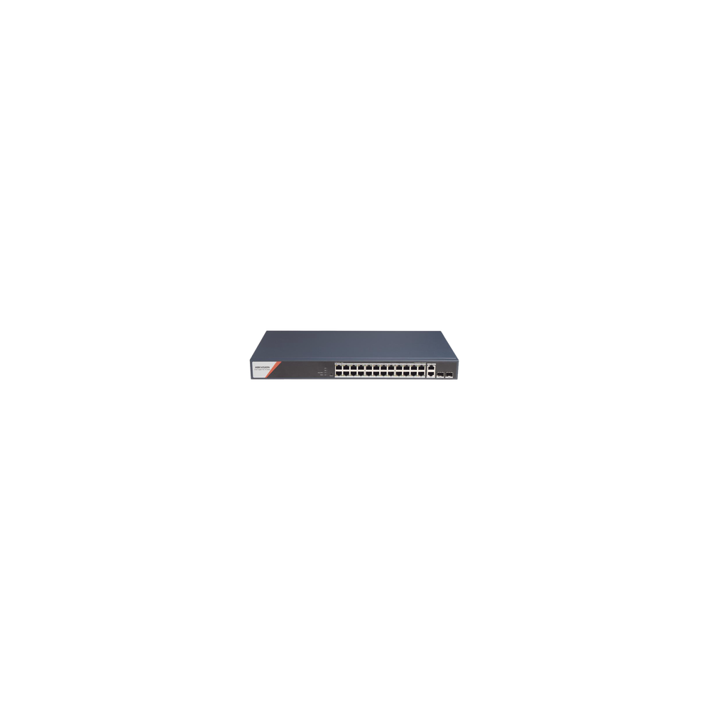 HIKVISION DS-3E1528HP-SI-24P2T2F Switch Gigabit PoE+ / Administrable / 24 Puertos 1000 Mbps PoE+ (4 Puertos PoE++ 90 W)