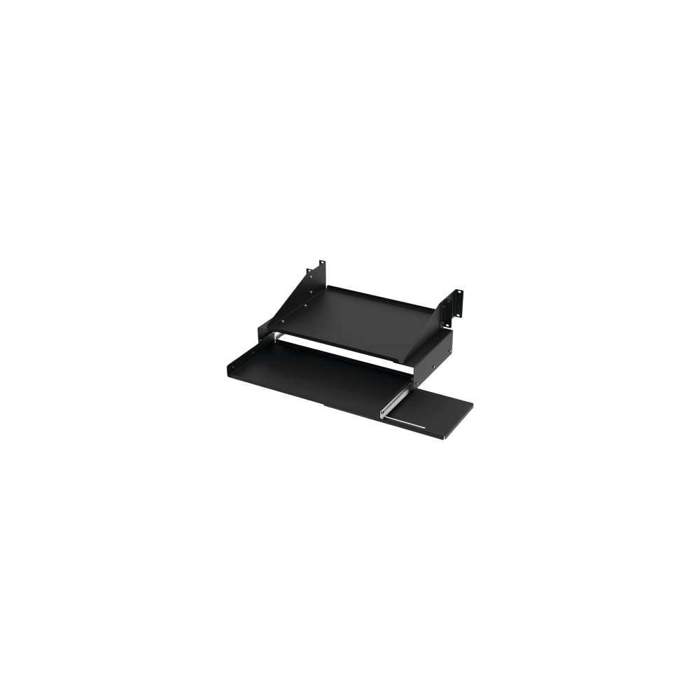 HOFFMAN E19SKBM Charola Para Soportar Equipos en Rack de 19in Con Bandeja Deslizable para Teclado y Mouse  Capacidad de