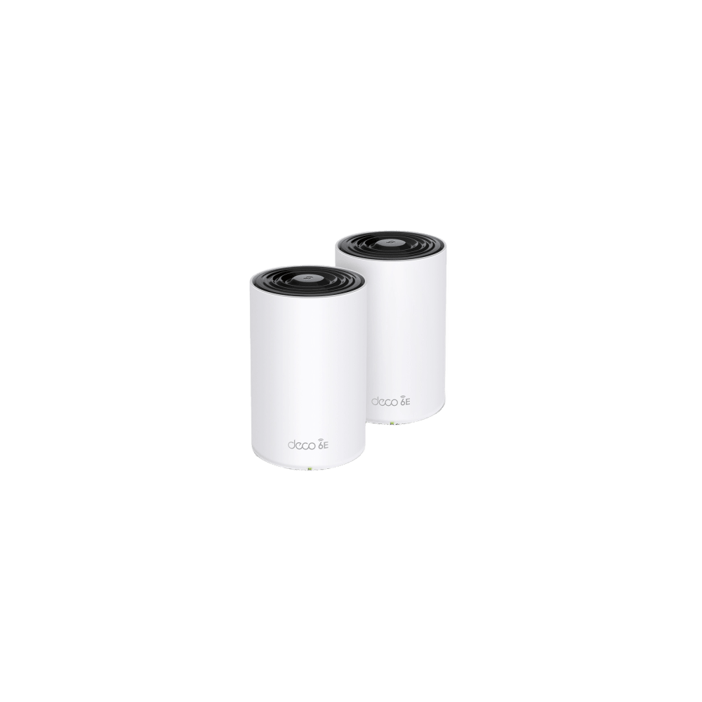 TP-LINK DECO-XE75PRO-2PACK Router Inalámbrico MESH Interior para Hogar / Doble Banda Wi-Fi 6E AX5400 Mbps / 3 Puerto Gig