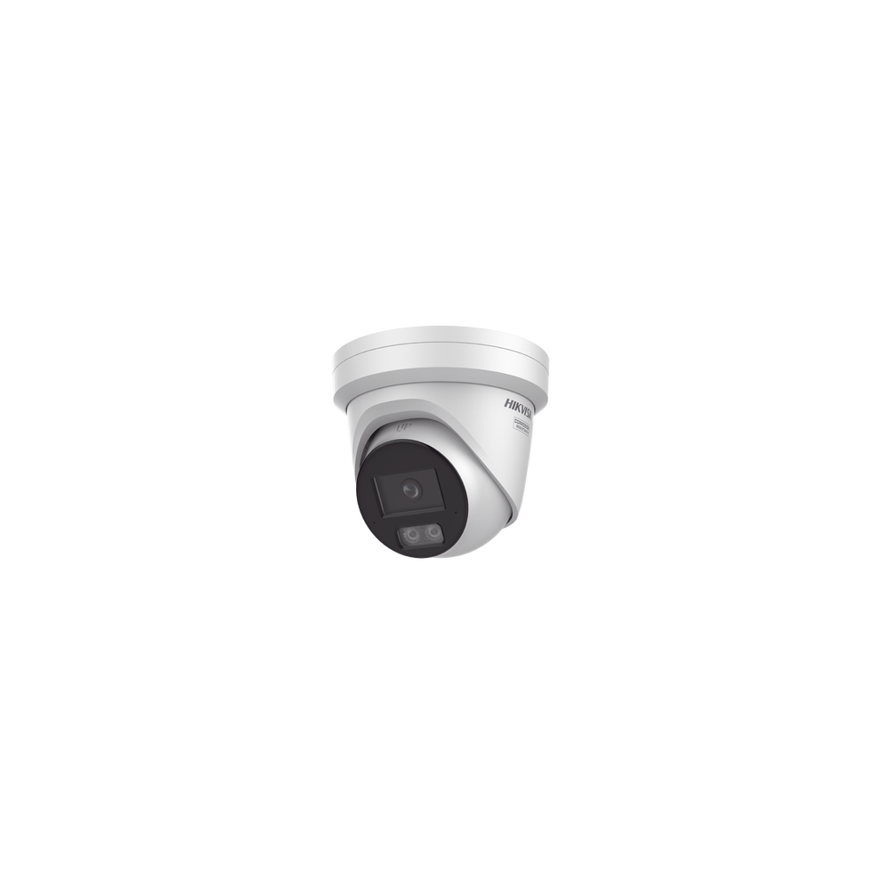 HIKVISION DS-2CD3347G3-LISU Turret IP 4 Megapixel / Imagen a color 24/7 / Lente 4 mm / Luz Blanca 40 mts / Exterior IP67