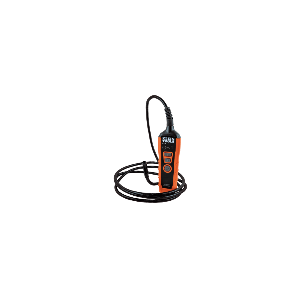 KLEIN TOOLS ET20 Boroscopio Habilitado por WiFi / Cámara de 9mm / Alcance WiFi 9m / Compatible con Android y iOS / IP67