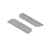 HOFFMAN EMB1 Montaje de Pared para Gabinetes ComLine De Aluminio Color Gris