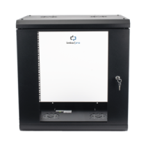 LINKEDPRO SR1912LH3G Gabinete de Pared de 12U con Puerta de Cristal Templado 455 mm de Profundidad Rack de 19  Acero Ref