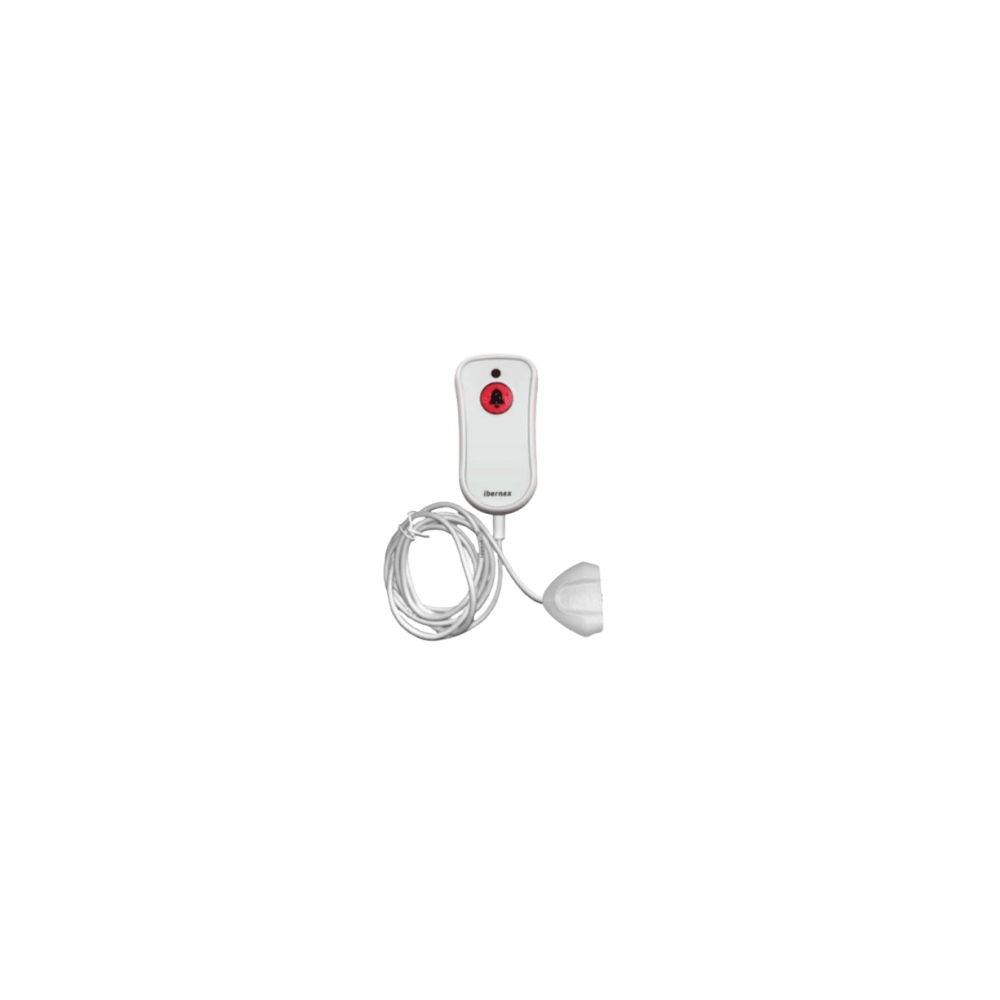 IBERNEX NX0881/MG Pulsador de Cama Blanco Antibacteriano / Botón Rojo de Alarma 20mm / Conector Magnético / Protección I