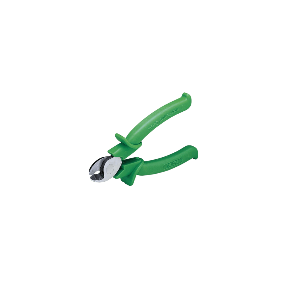 WAGO 206-118 Tenaza Cortahilos / Para Cable de Cobre y Aluminio hasta 35mm² / Peso 215.6 g / Verde / Incluye 10 UDS / Fa