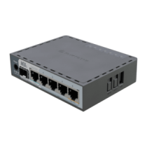 MIKROTIK E60IUGS Router hEX S / 5 Puertos Gigabit Ethernet / 1 Puerto SFP 2.5G / Dual-Core ARM / 512 MB RAM / RouterOS V