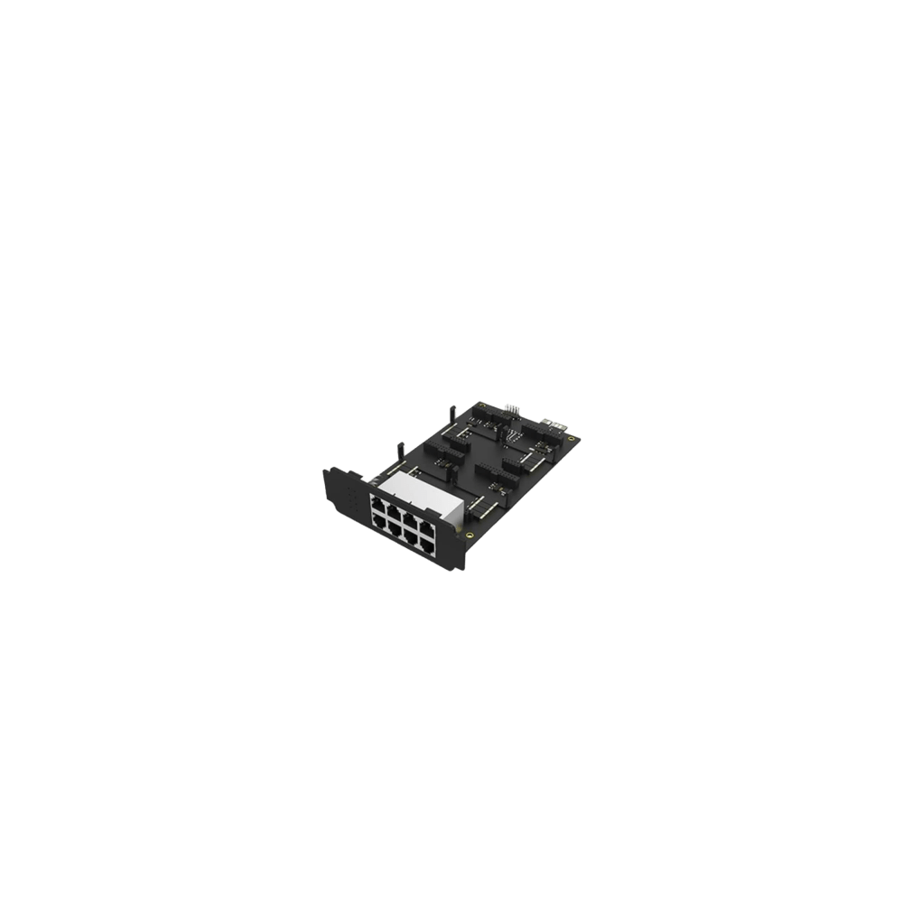 YEASTAR EX08 Modulo de expansión de 8 puertos RJ11 y 4 interfaces para conmutador Yeastar (P560 P570)