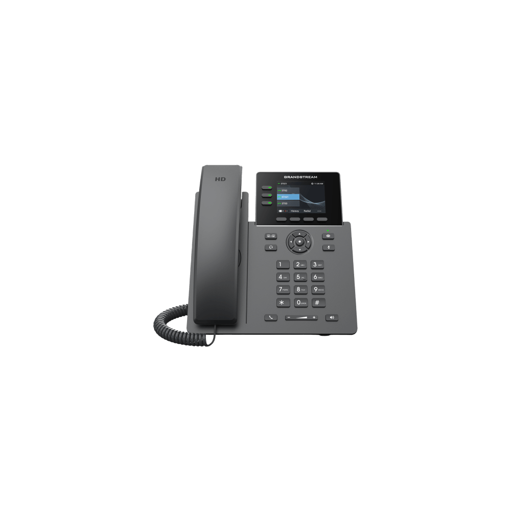 GRANDSTREAM GRP2611G Teléfono IP Grado Operador / 3 Líneas / 12 Botones Virtuales Multiuso / Pantalla LCD 2.8 Pulgadas /