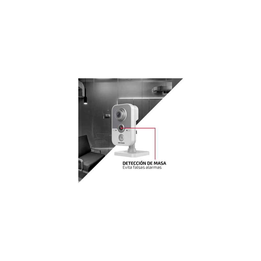 HIKVISION DS-2CE38D8T-PIR Cubo TURBO 1080p / TECNOLOGÍA PIR / Gran Angular 103º / Lente 2.8 mm / IR EXIR Inteligente 20