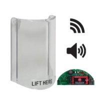 STI STI-6517B Cubierta Protectora De Policarbonato Súper Resistente Con Sonido Con Transmisor Inalámbrico Para STI-V3410