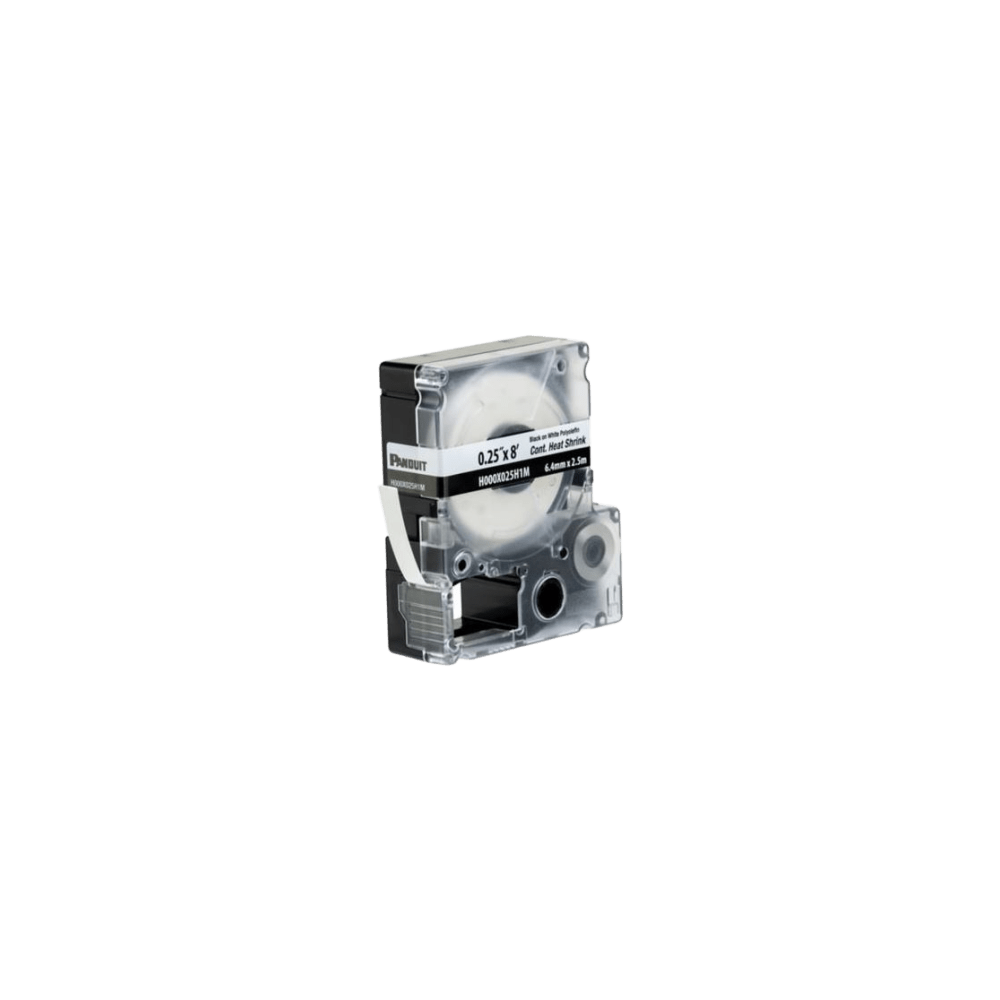 PANDUIT H000X025H1M CASSETTE D ETIQUETAS CONTINUA TERMO CONTRACTIL .25 IN D/ANCHO X 2.4M D/LARGO