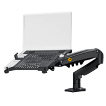 EPCOM F80FPNB Soporte para Monitor o Laptop con Resorte de Gas / Compatibilidad de 17 a 30 pulgadas en Monitores y 10 a