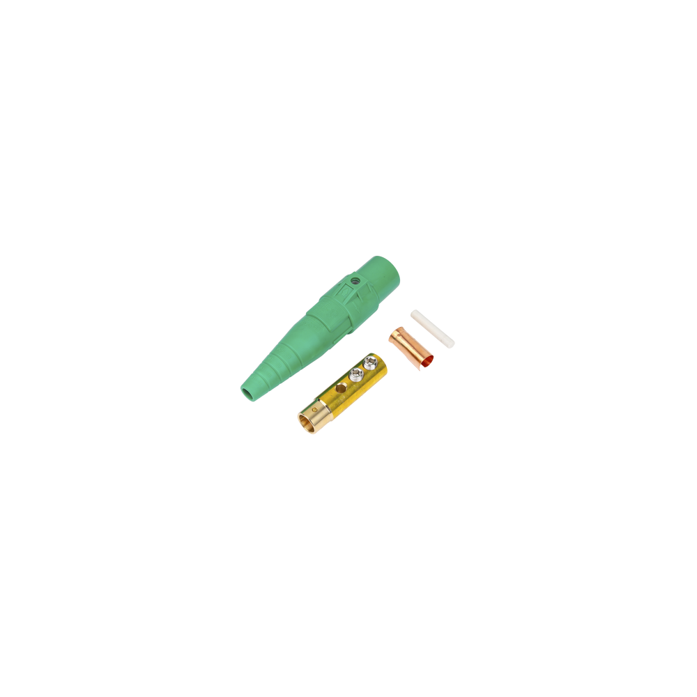 EPCOM PROAUDIO EPCAMLOCK400AFGREEN Conector camlock 400 AMPERES HEMBRA COLOR VERDE