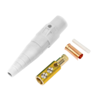 EPCOM PROAUDIO EP-CAMLOCK-400A-M-WHITE Conector camlock | 400 AMPERES | MACHO | color blanco