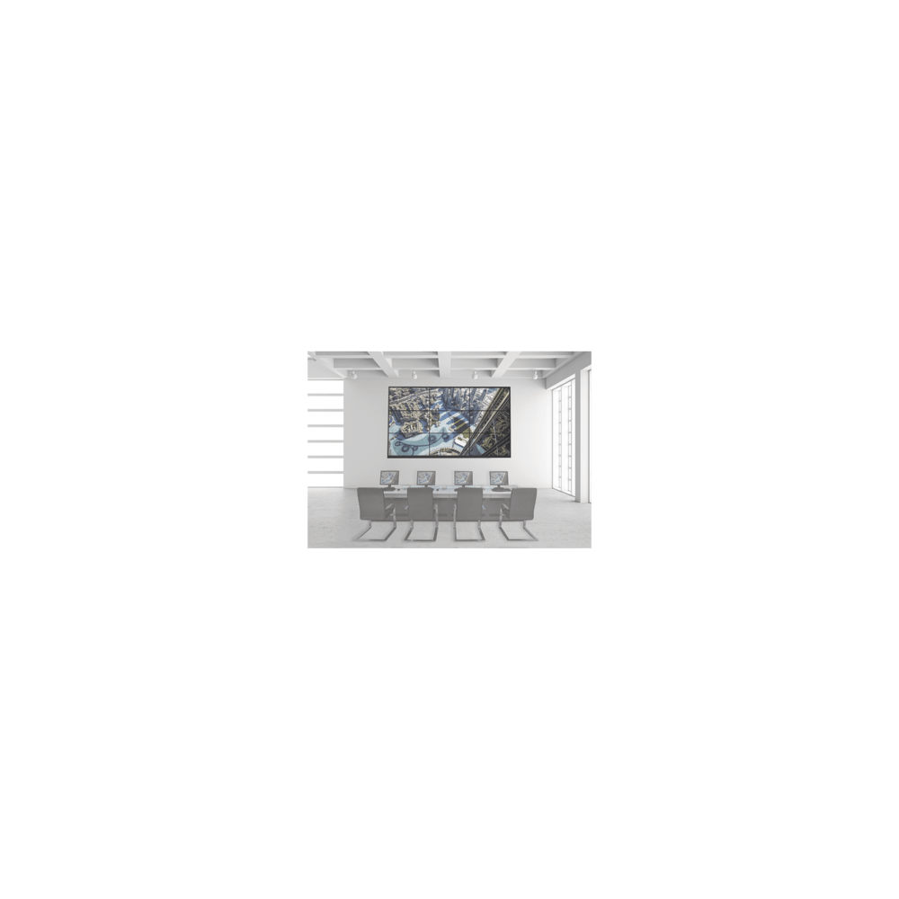 HIKVISION DSVW3X30A55/WM Kit Videowall 3X3 / Incluye 9 Pantallas de 55" / Decoder / Bases de Pared /