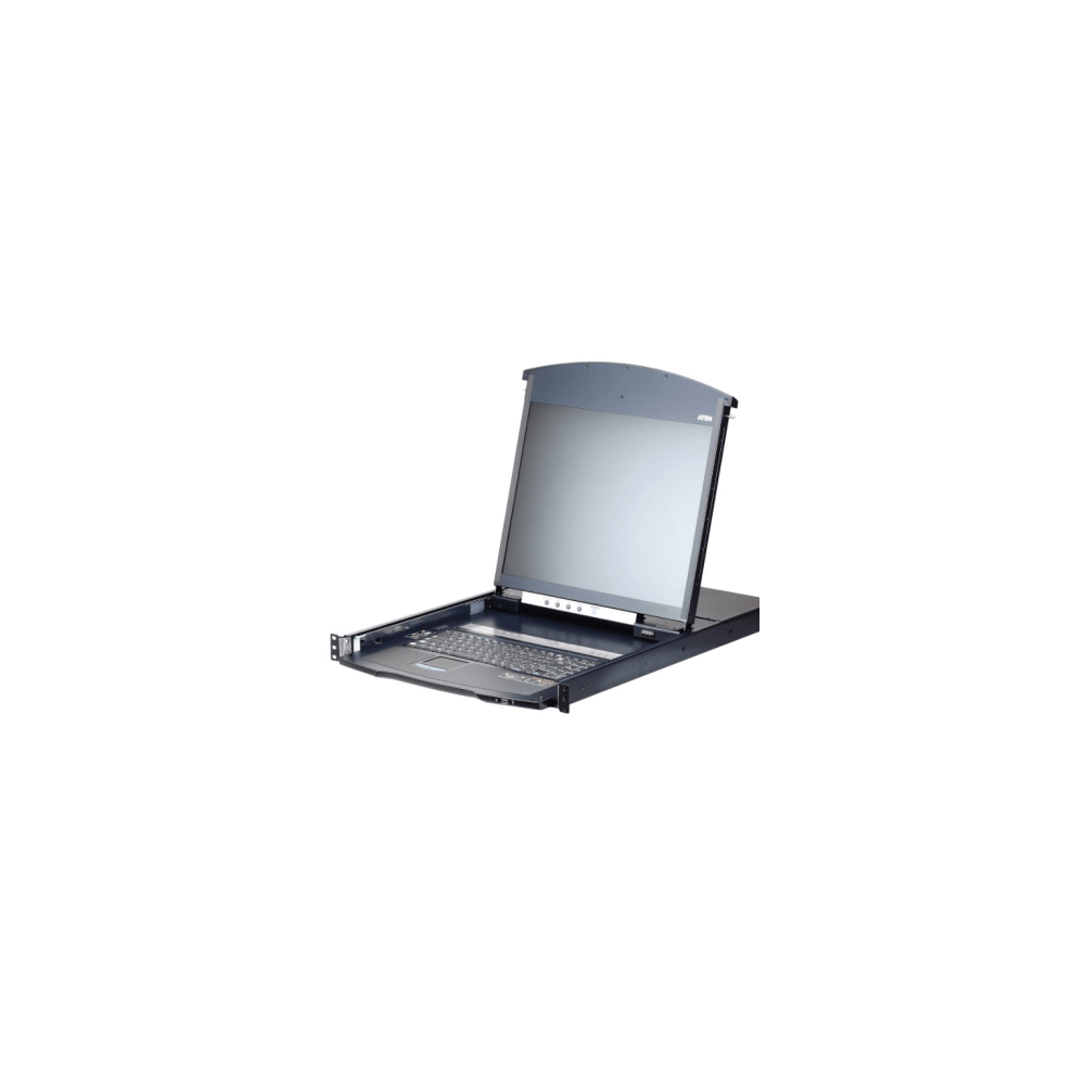 ATEN KL1108VN CONSOLA LCD DUAL RAIL CON SWITCH KVM POR IP INTEGRADO MULTI-INTERFAZ | CAT 5 DE 8 PUER