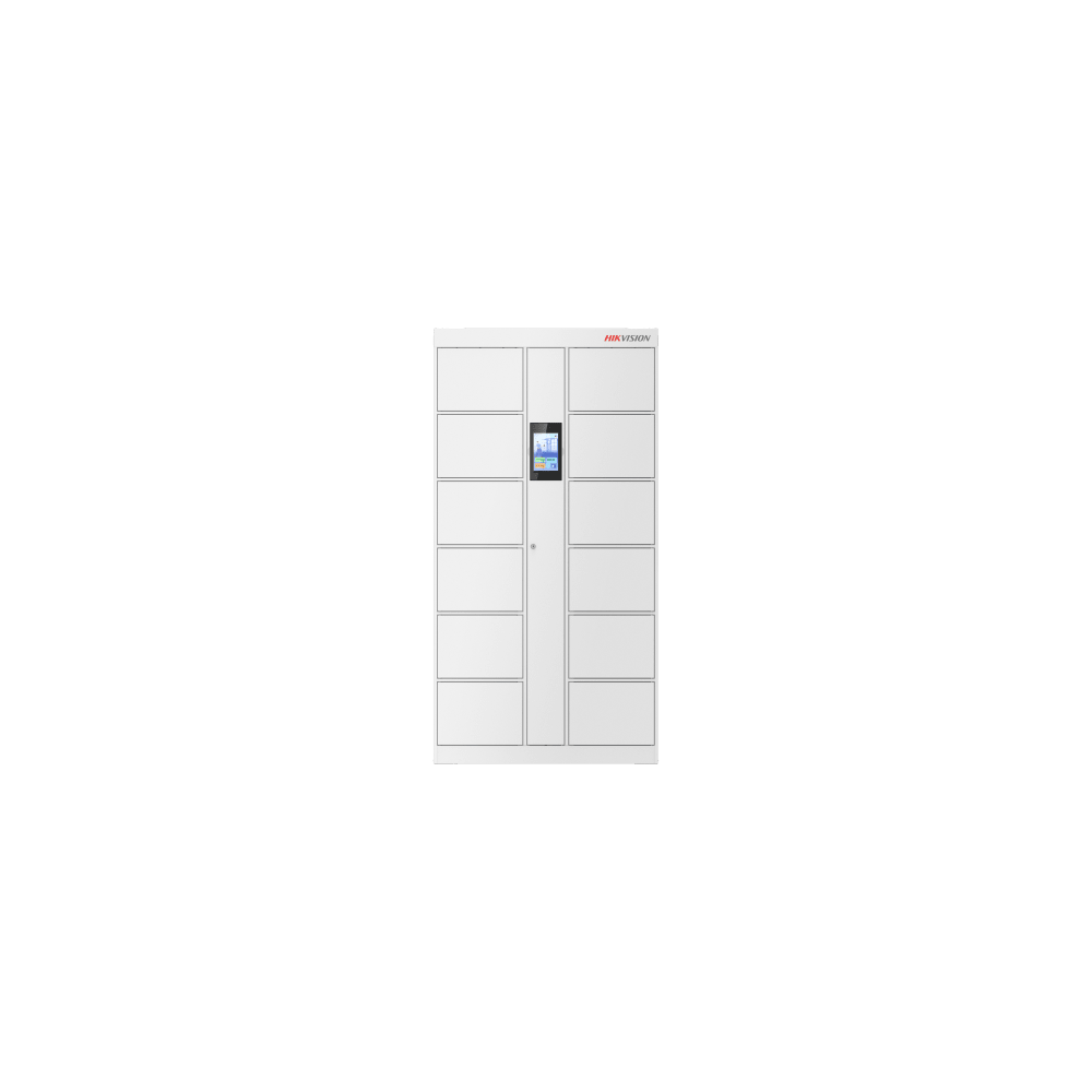 HIKVISION DS-KLM28-12 Locker Inteligente de 12 Espacios con Reconocimiento Facial Incluido de 8" / M