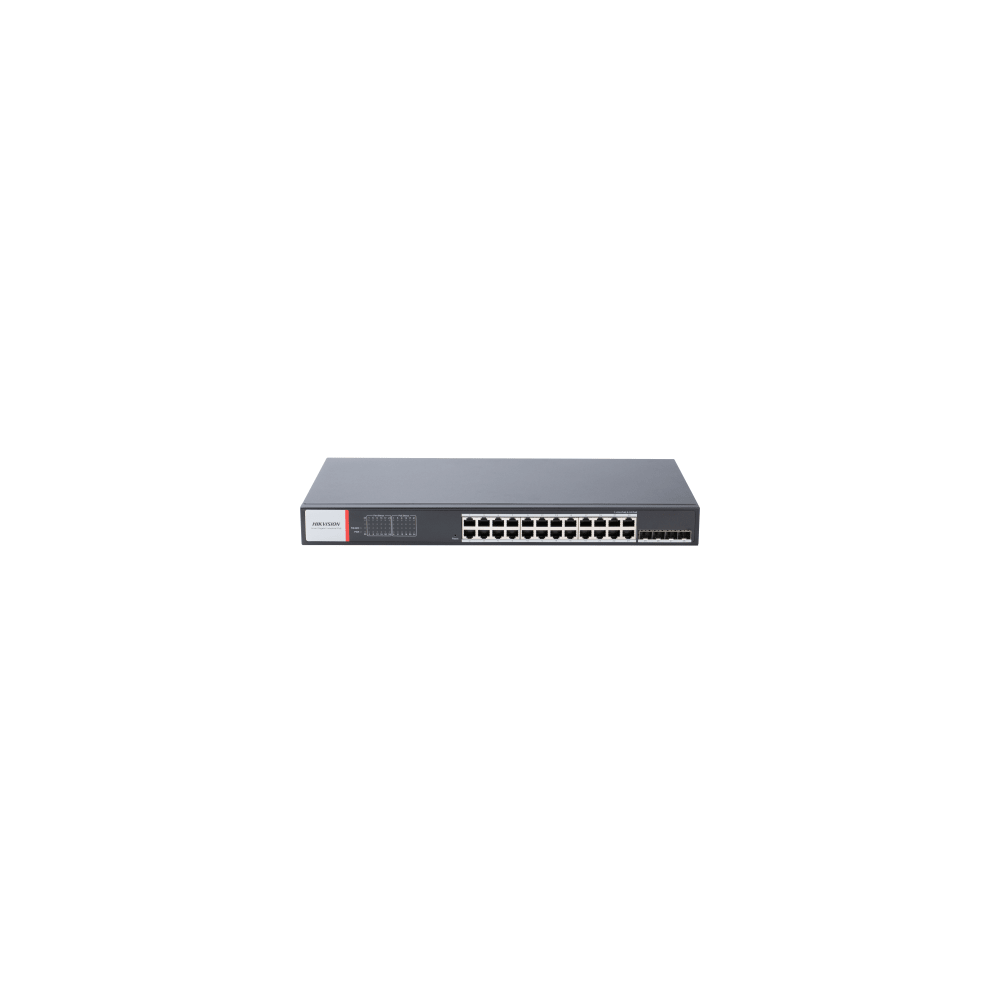 HIKVISION DS-3T1528HP-SI-24P4F Switch Gigabit PoE+ / Administrable / 24 Puertos 1000 Mbps PoE+ / 4 P