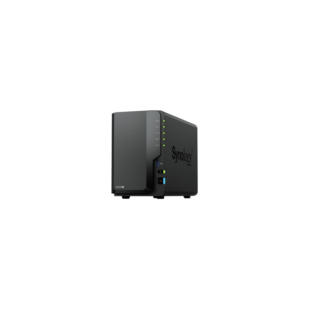 SYNOLOGY DS225+ NAS DiskStation DS225+ | 2 Bahías | Intel Celeron J4125 | 2 GB DDR4 | Hasta 40 TB |