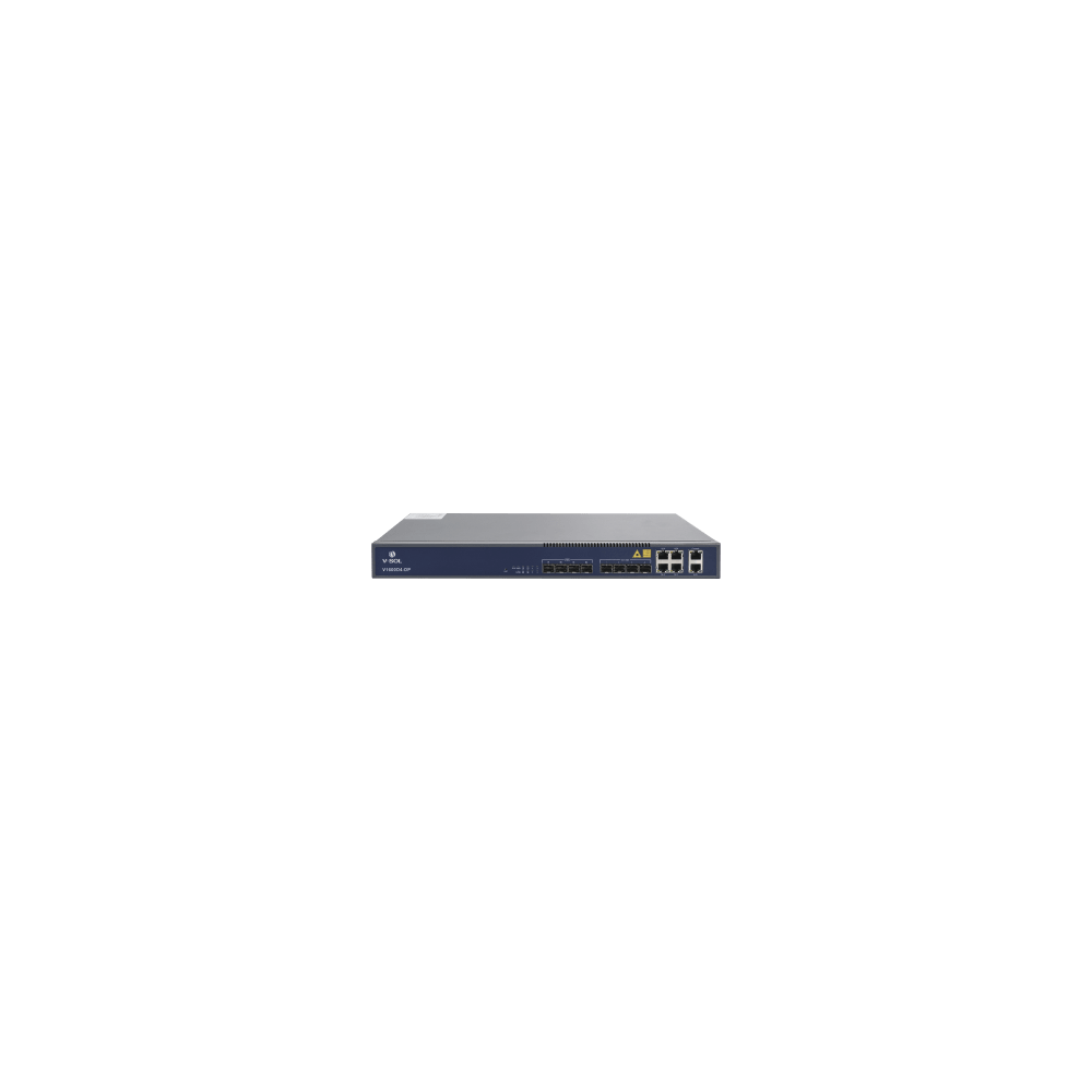 V-SOL V1600D4-BT OLT de 4 puertos EPON / 8 puertos Uplink (4 puertos Gigabit Ethernet + 4 puertos Gi