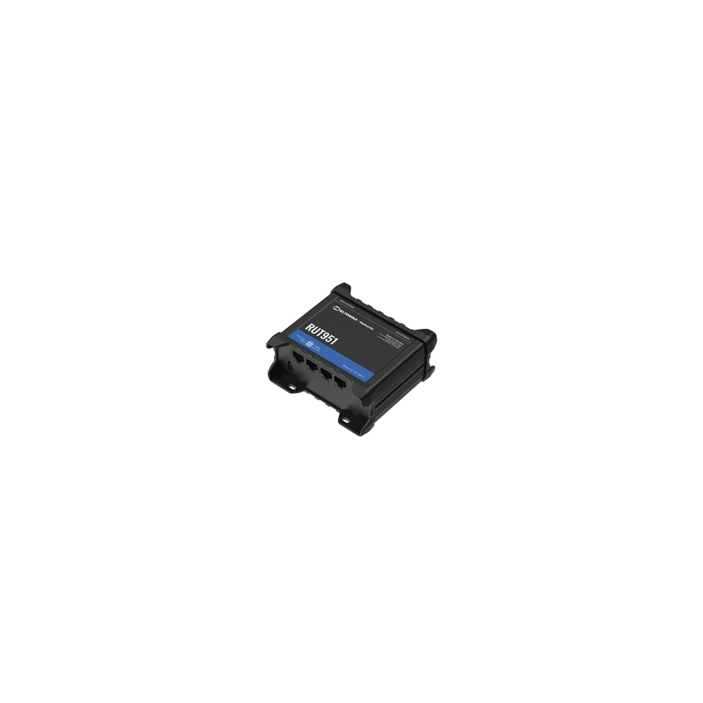 Teltonika RUT951 Router 4G Industrial con VPNs Avanzadas / Dual SIM / Gestión Remota (Opcional RMS)