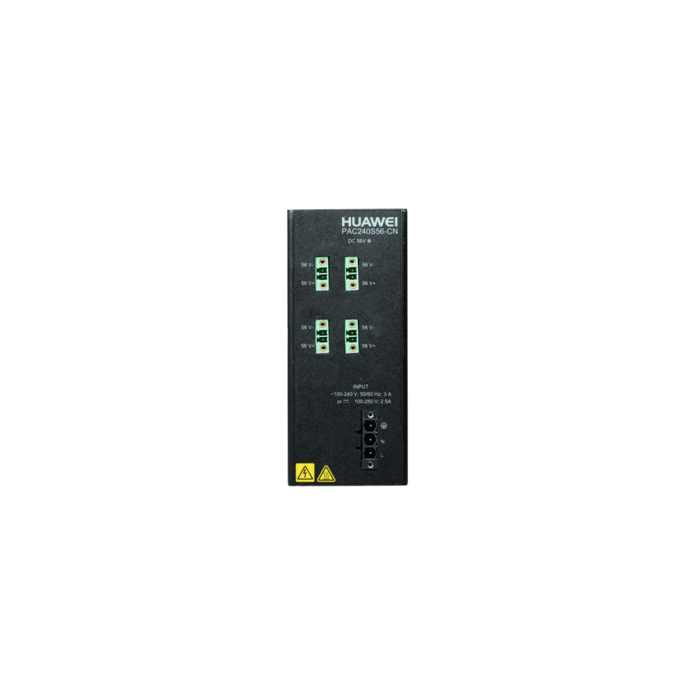 HUAWEI eKIT PAC240S56-CN Fuente de alimentación para Riel DIN / Entrada 100-240 VCA / Salida 56 VCD
