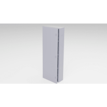 EPCOM INDUSTRIAL GBP04 Gabinete para instalación de 4 Baterías  Fabricado en Lámina Galvanizada Acce