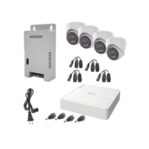 HiLook by HIKVISION HL-1080P-4E-TWA Kit HiLook Audio Bidireccional TurboHD 1080p / DVR 4 Canales / 4