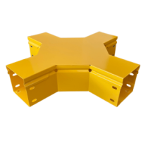 CHAROFIL CHFBXH4X4R8EPK CHFIBER CRUCE HORIZONTAL DE ALUMINIO PERALTE 4" ANCHO 4" RADIO 8" CON RECUBR