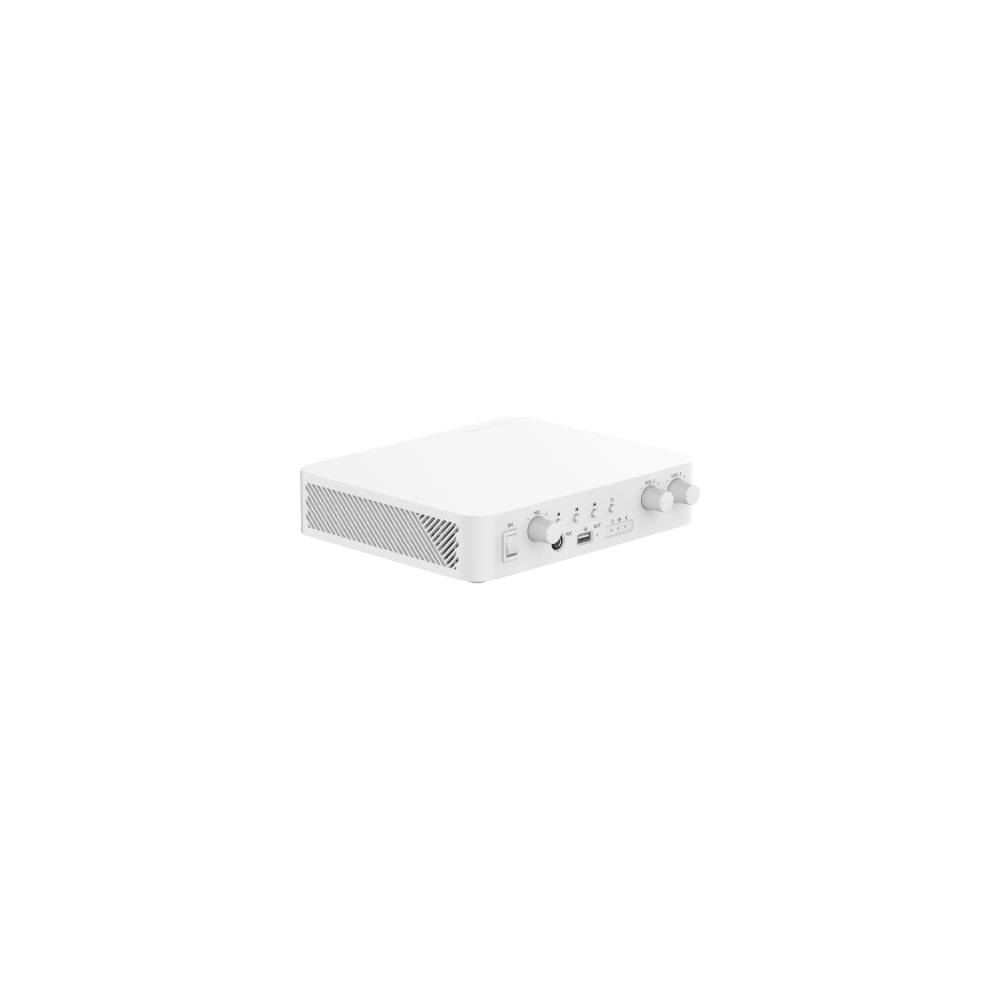HIKVISION DS-QAE1A80G1-VB(B) Amplificador una Zona / 2 Canales / 40 W por canal / Conexión Bluetooth