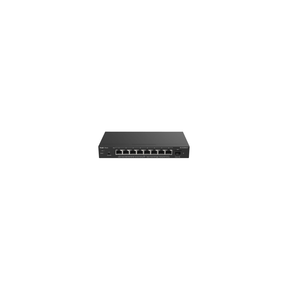 RUIJIE RG-ES209MG-P Switch Administrable Capa 2 con PoE++ Multi-Gigabit 8 puertos 2.5Gb y 1 SFP+ 10G