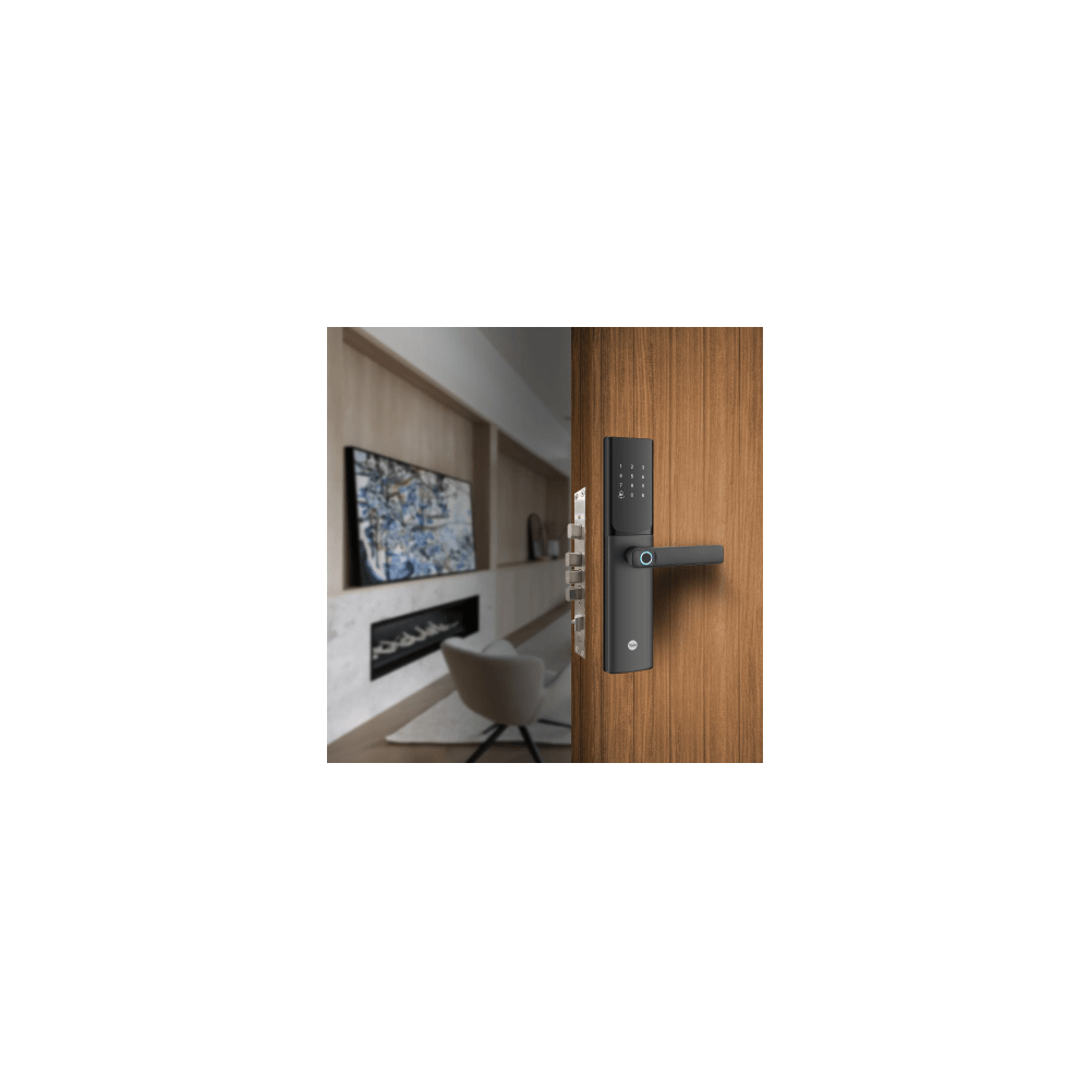 YALE-ASSA ABLOY MX83425 Cerradura Digital JULIUS / Sensor de Huella con Inteligencia Artificial / Re