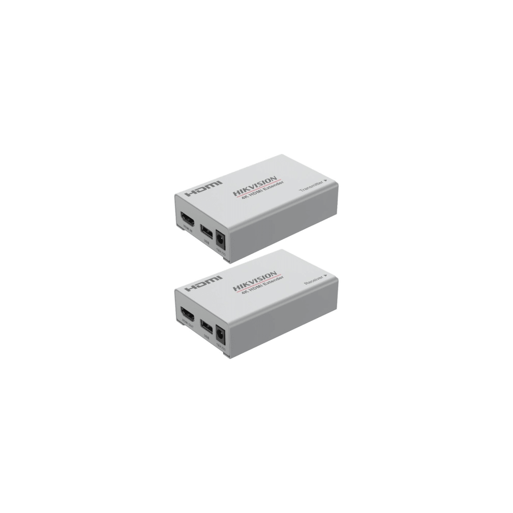 HIKVISION DS-52EX01HI-4K Kit Extensor de Video y Audio por HDMI en 4K / Hasta 120 Metros (30 Hz) y 6