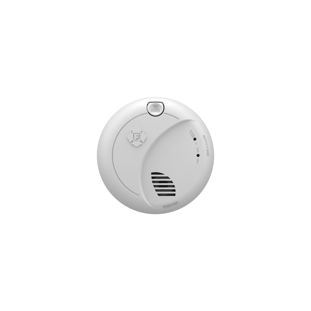 FIRST ALERT 1046791 Alarma de Humo y Monóxido de Carbono AC / Batería Sellada de 10 Años / Advertenc
