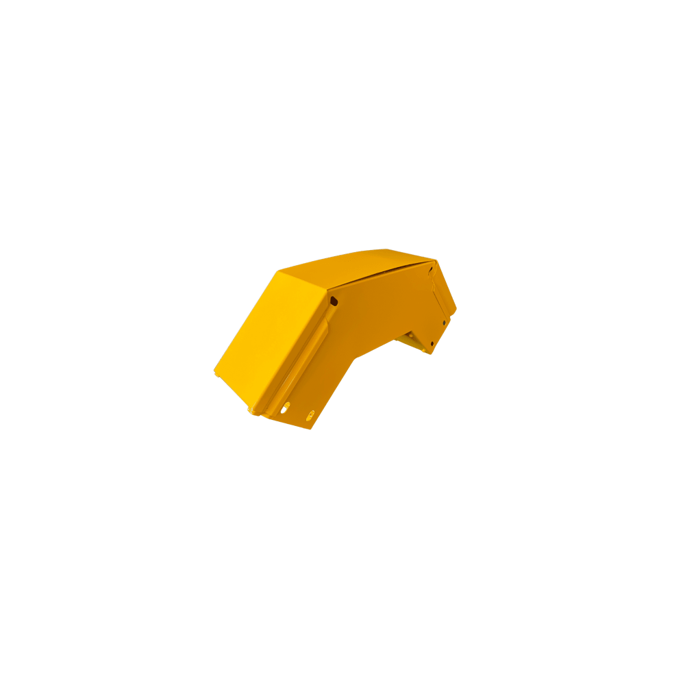 CHAROFIL CHFBVE904X4R8EPK CHFIBER CURVA VERTICAL EXTERIOR A 90° DE ALUMINIO PERALTE 4" ANCHO 4" RADI
