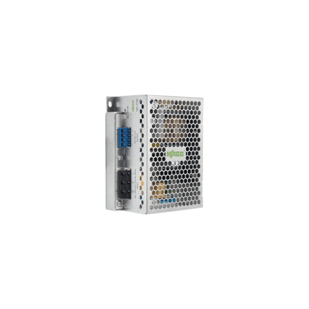 WAGO 787-1721 Fuente de Alimentación Monofásica WAGO ECO / 12V DC / 8A / 96W / Montaje en Carril DIN