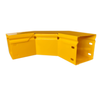 CHAROFIL CHFBC904X4R8EPK CHFIBER CURVA HORIZONTAL A 90° DE ALUMINIO PERALTE 4" ANCHO 4" RADIO 8" CON