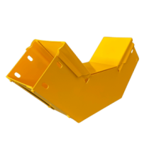 CHAROFIL CHFBVI904X4R8EPK CHFIBER CURVA VERTICAL INTERIOR A 90° DE ALUMINIO PERALTE 4" ANCHO 4" RADI