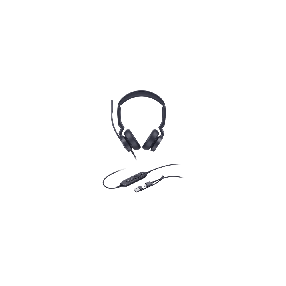 YEALINK UH46-DUAL-TEAMS-USB-C/A Diadema Alámbrica Yealink UH46 Dual USB-C/A Certificada con Microsof