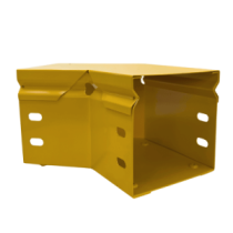 CHAROFIL CHFBC454X4R8EPK CHFIBER CURVA HORIZONTAL A 45° DE ALUMINIO PERALTE 4" ANCHO 4" RADIO 8" CON