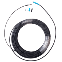 LINKEDPRO BY EPCOM LP-150-SCU Rollo de Fibra Óptica Drop Redonda G657A2 Monomodo Simplex de 150 Metr