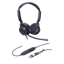 YEALINK UH42-DUAL-TEAMS-USB-C/A Diadema Alámbrica Yealink UH42 Dual con Audio HD y Conectividad USB-