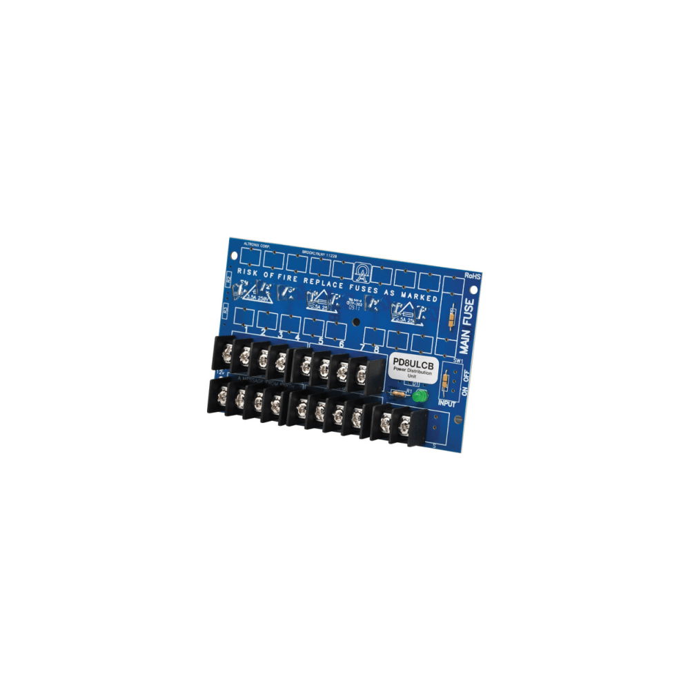 ALTRONIX PD8ULCB Módulo de Distribución de Energía UL PD8ULCB / 8 Salidas Clase 2 PTC Protegidas / E