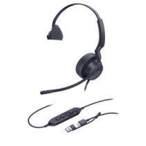 YEALINK UH42-MONO-UC-USB-C/A Diadema Alámbrica Yealink UH42 Mono UC con Audio HD y Conectividad USB-