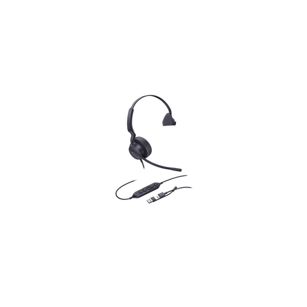 YEALINK UH42-MONO-TEAMS-USB-C/A Diadema Alámbrica Yealink UH42 Mono con Audio HD y Conectividad USB-