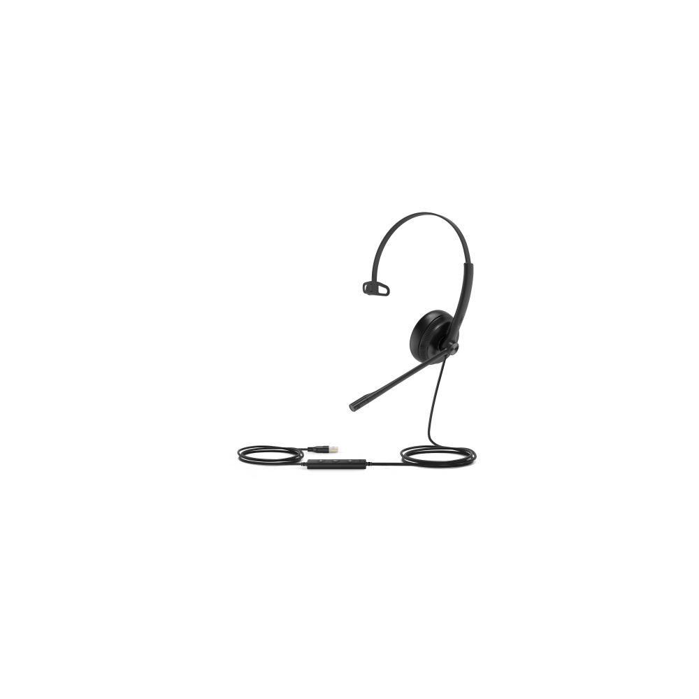 YEALINK UH34-MONO-UC Diadema Alámbrica UH34 Mono de Yealink USB Compatible con Teléfonos IP y Comput