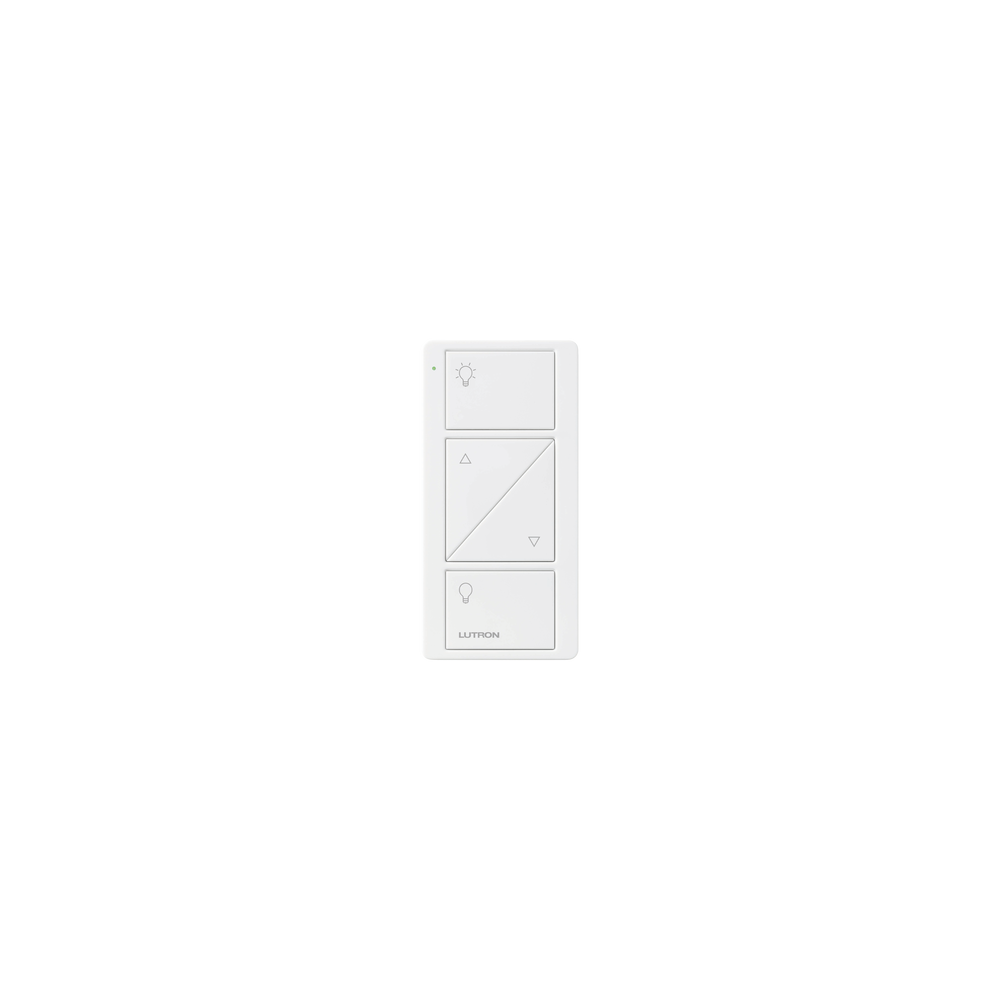 LUTRON ELECTRONICS PJ22BRLGWHL01 Control remoto PICO 3 botones encender/apagar subir/bajar intensida
